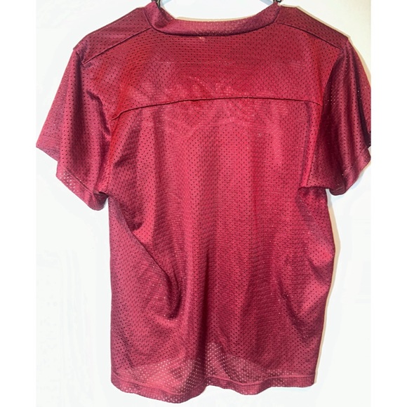 Zumiez Young & Reckless LA Red Basketball Jersey Style V-Neck T-Shirt Size S - Picture 13 of 16